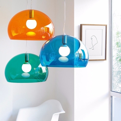 Art Decor Dining room Bedroom Study Unique Creative Simple Glass FL/Y pendant lamp(WH-GP-121)