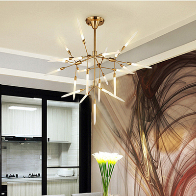 LED Design sputnik Chandelier Living Room Bedroom Dining Room Decor Spur Chandelier(WH-MI-337)