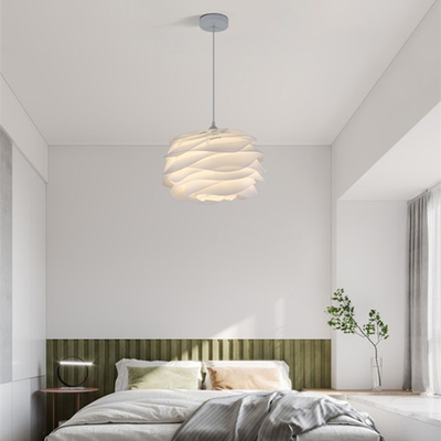 Danish Designer White Rose Chandelier For Bedroom Living Room Hudgins Designer Pendant Lamp(WH-MI-347)