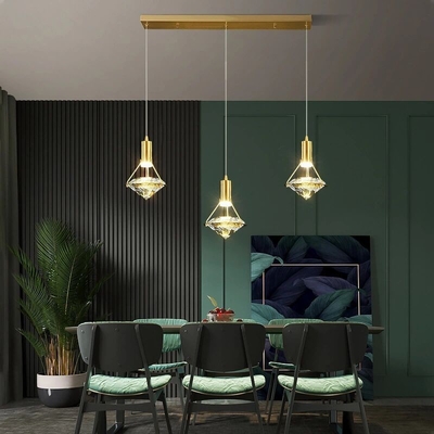 Modern Pendant Lights Designer Crystal Led Hanging Lamp For Living Room Diamond hanging lamp(WH-AP-516)