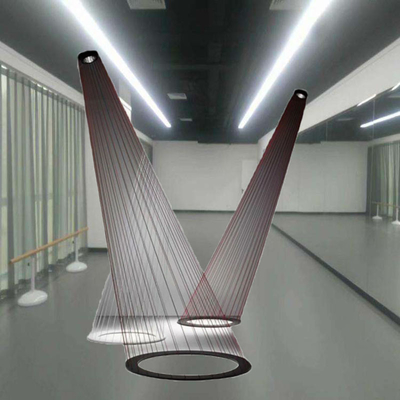 Red Rope LED Floor Lamp Magic Art Decoration For Hotel Office Shop Lighting(WH-MI-377)