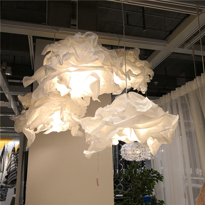 Modern White Cloud Chandeliers Bedroom Living Room Dining Room Paper Chandeliers(WH-MI-403)