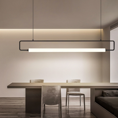 Modern Restaurant Chandelier Minimalist Bar Restaurant Indoor Rectangular  Chandelier(WH-MI-406)