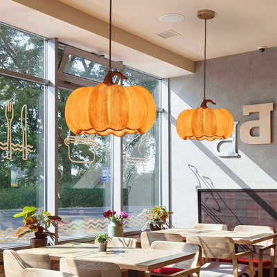 Designer Restaurant Island LED Chandelier Retro Resin Pumpkin Lamp Bedroom Wabi Sabi Pendant Lamps(WH-VP-165)