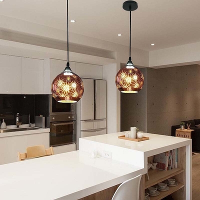 Retro Carving Hollow out Pendant lights Home Living Bedroom Kitchen E27 ball Pendant lights(WH-VP-185)