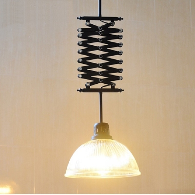 Retro industrial Pendant Light wind wrought iron clothing cafe bar lifting Black Pendant Light(WH-VP-189)