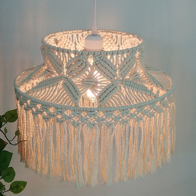 Nordic Bohemian chandelier creative living room LED lamp kitchen bedroom cotton lamp(WH-VP-227)