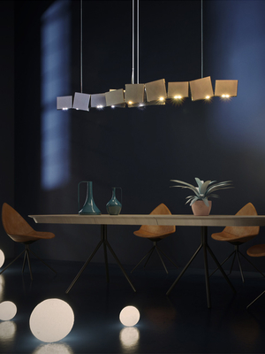 Postmodern Long Type Box Chandelier lighting Designer Replica Chandelier(WH-MI-455)