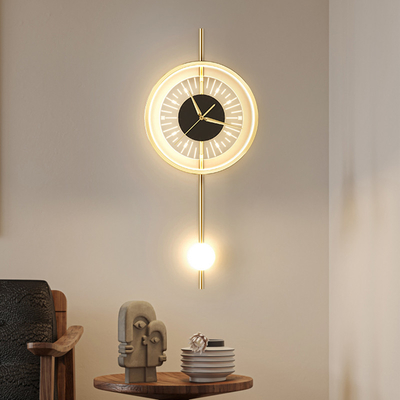 Modern Style Design Wall Lamp For Living Room Bedroom Background Hotel Clock Wall Lamp(WH-OR-252)