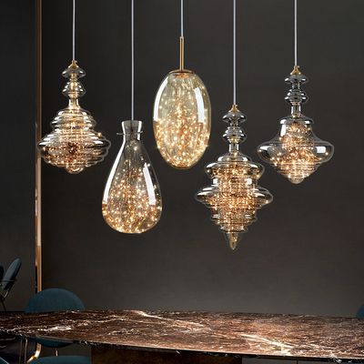 Nordic Full Copper Lamp Luxury Post-modern Crystal Chandelier(WH-AP-554)