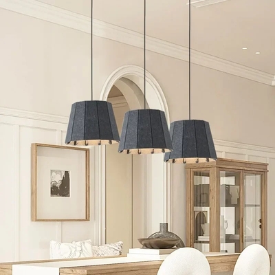 Modern Dome Chandelier For Living Room Dining Room felt Pendant Lamps(WH-AP-566)