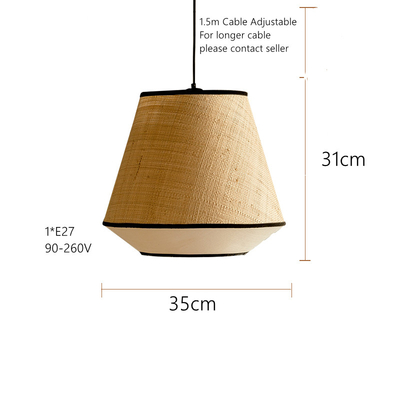 Bohemia Wabi Sabi Handmade New Design Rattan American farmhouse pendant light(WH-AP-575)