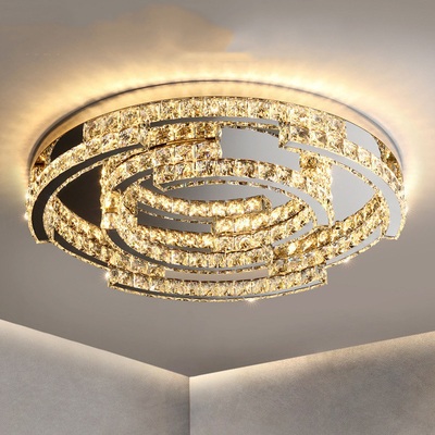 Luxury Crystal Ceiling Lamp Suitable for Living Room Bar Bedroom Ceiling Lamp(WH-CA-102)