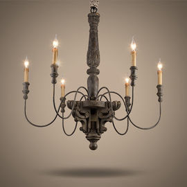 Popular Reclaimed Wood Chandelier Lamp (WH-CI-28)
