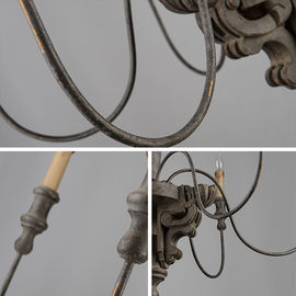 Popular Reclaimed Wood Chandelier Lamp (WH-CI-28)