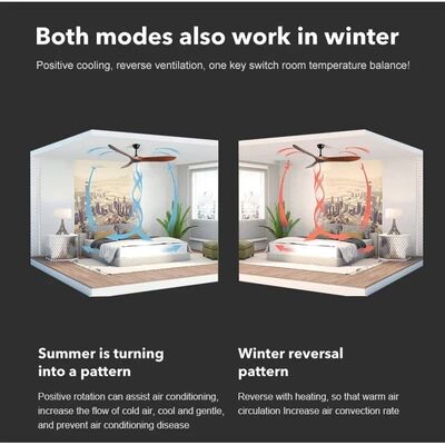 Living Room Bedroom Home Decor dining table lamp Invisible blades Cloud Led Ceiling Fan Lamp (WH-VLL-30)