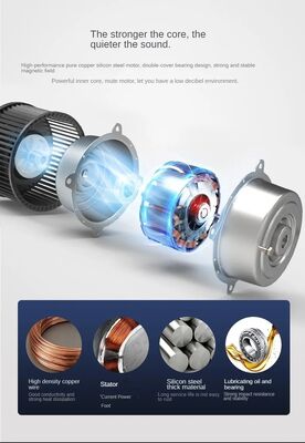 Dimming Energy-Saving And Silent Dining Room Fan Light Stainless Steel High Wind Ceiling Fan Light  (WH-VLL-32)