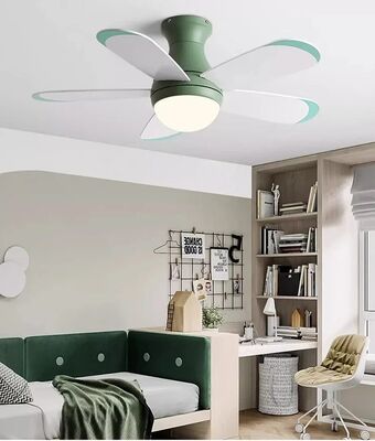 Control Low Floor Household Fan lamp colorful Children Room Ceiling Fan Light(WH-VLL-33)