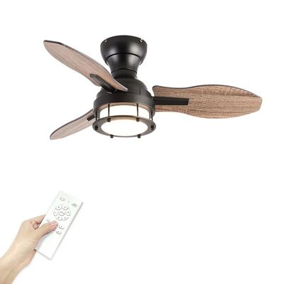 Living Room Bedroom LED Ceiling Fan Round Macaroon Lamp Bladeless Ceiling fan Light (WH-CLL-52)