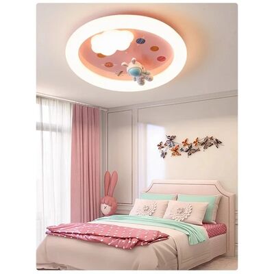 Bedroom Astronaut Cute Bunny Kids Room 180° Swing Supply Supply Bladeless Fan Light (WH-CLL-65)