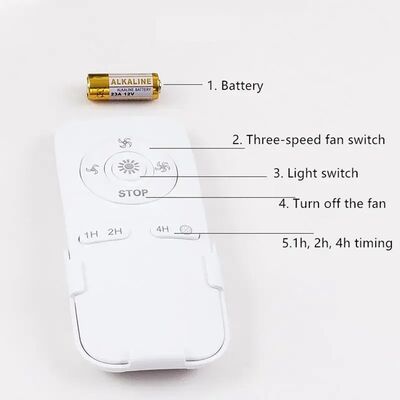 study room Bedroom Fans Light Loft Black iron net Industrial Ceiling Fan Lamp (WH-CLL-78)