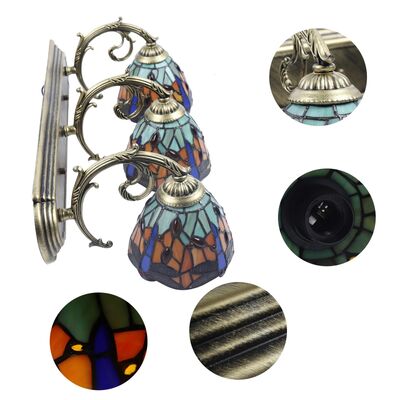 Vintage Retro Wall lamp LED round acrylic design with touch switch suitable for home hotel villa bar and project lighting applications(WH-VR-119)