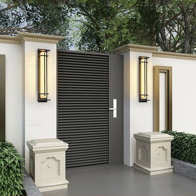 Stainless Steel Porch Light Waterproof IP65  Outdoor LED Lmitated Marble Wall Lamp  (WH-VR-131)