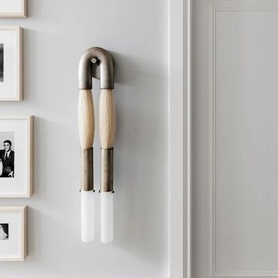 Copper Decor LED  Bedroom Corridor Hotel Living Dining Room Horsehair Sconce Wall Lamp  (WH-VR-148)