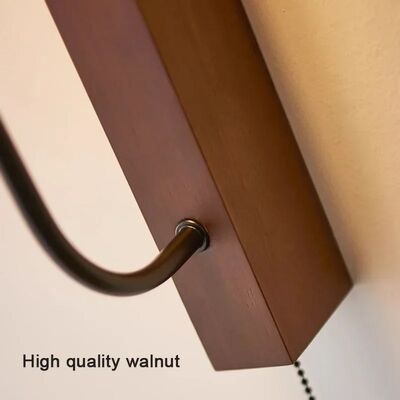 Wabi-Sabi Retro Bedside Lamp French Yellow Travertine Switching Wooden Stone Wall Lamp(WH-VR-157)