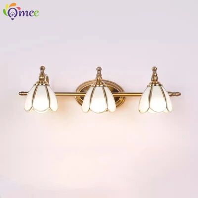 LED American vanity Mirror Headlight multicolor mirror cabinet Glass Wall lamp mirror wrought iron lamps (WH-MR-71)