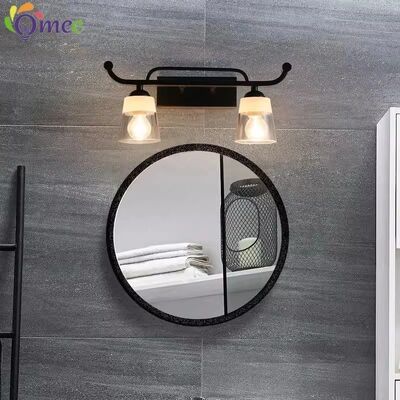 LED Vanity Cabinet Wall Lamp Loft Metal Clear Wall Light Industrial Retro Glass Mirror Lights(WH-MR-78)