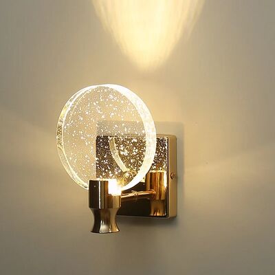 Gold LED Crystal Wall Lamps Bathroom Mirror Light Makeup Lamp (WH-MR-85)