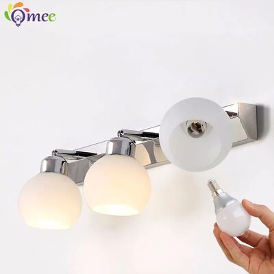 Crystal Bathroom Black Chrome Vanity wall Light Stainless Steel  Over Mirror Lights(WH-MR-90)