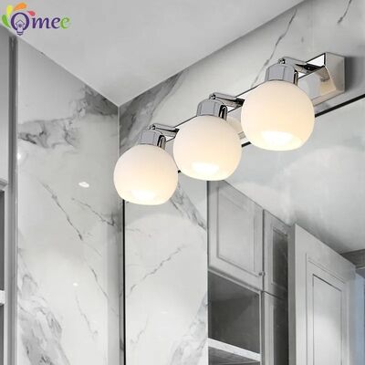 Crystal Bathroom Black Chrome Vanity wall Light Stainless Steel  Over Mirror Lights(WH-MR-90)