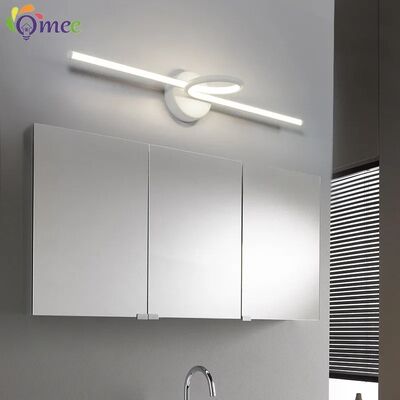LED Vanity Lamp for Bathroom Restroom Wash Basin Minimalist Black curve line 10W Mirror Light(WH-MR-91)