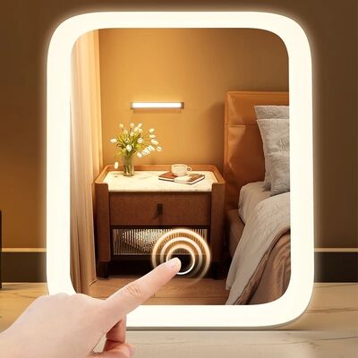 LED Desktop Fill Light Small Makeup Mirror With Light(WH-MR-109)