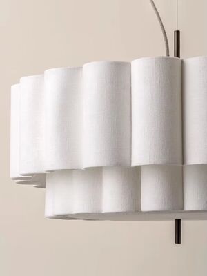 Indoor Lighting Fixtures Home Pendant Lights Retro Wabi Sabi Fabric Chandeliers (WH-VP-302)