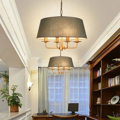 American Retro green fabric Pendant Lights Vintage Rustic Lamp (WH-VP-311)