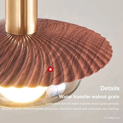 Glass Lampshade Bedroom Living Room Hanging Lights Vintage Led Glass Pendant Lamp Fixture (WH-VP-340)