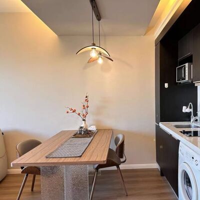 Loft Stairs Hanging Lamp Vintage Wabi Sabi Wood Art Led Chandelier (WH-VP-349)