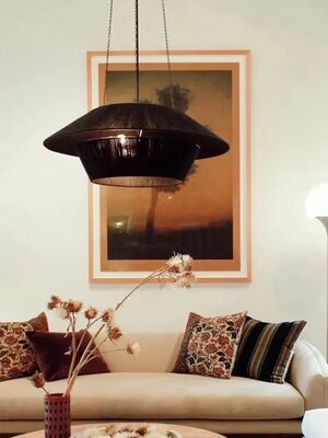 Wabi Sabi Style Japanese Simple Creative Living Room Dining Room Homestay Handmade Woven  Rope Lamp Retro Pendant Light (WH-VP-355)