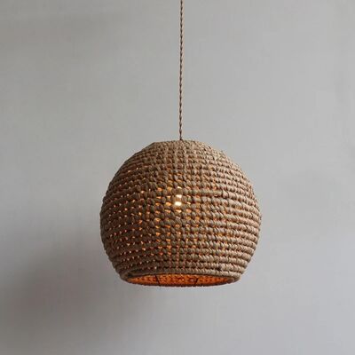 Vintage Wabi Sabi Pendant Lights Rattan Lamp Retro Led Hanging Lamp (WH-VP-364)