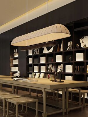 Japanese Dining Table Lamp Retro Tea Room Island Coffee Shop Long Bar Table Lamp (WH-VP-371)