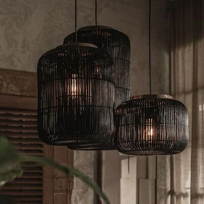 kitchen island light Homestay Living Room Japanese Rattan pendant light(WH-WP-107)