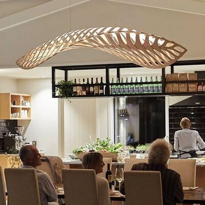 Kitchen Island Lighting Decor Cafe Dining Room Nordic Minimalist Bamboo Pendant Light(WH-WP-109)