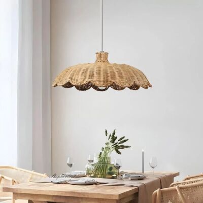Restaurant Light Coffee Shop Home Decoration Natural Rattan Handmade Weave Pendant Lamps(WH-WP-137)