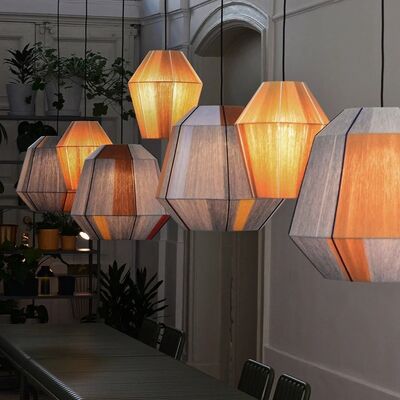 Restaurant Lighting Living Room bedroom  Rope Pendant lamp Colourful Bonbon pendant light(WH-WP-142)