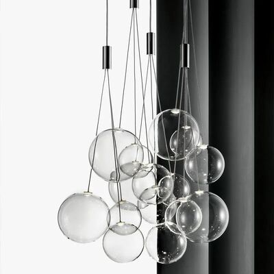Royal Glass Ball Pendant Lamp Burst Multi-Light Pendant（WH-AP-608）