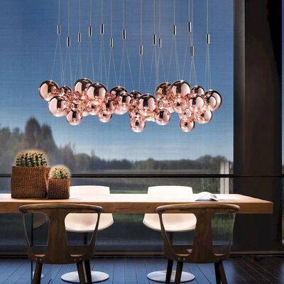 Royal Glass Ball Pendant Lamp Burst Multi-Light Pendant（WH-AP-608）