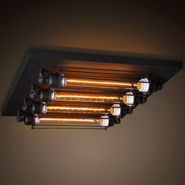 Industrial semi flush mount ceiling Lamp Fixture for Dining room Kitchen Lighting (WH-LA-18)